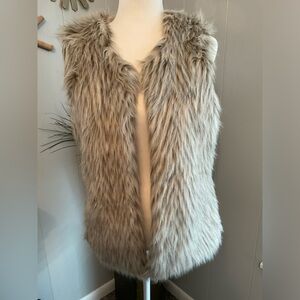 Skies Are Blue Faux Fur Vest